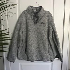 Grey LL Bean pullover
